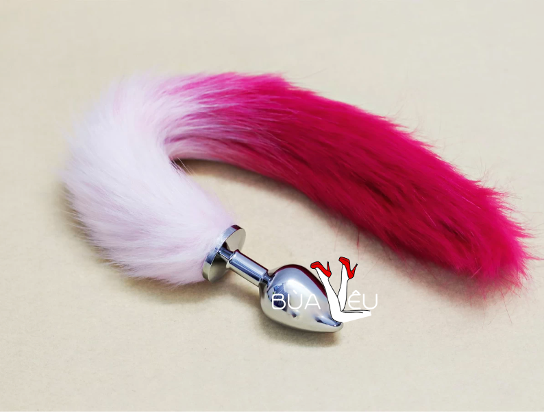 Dụng cụ kích thích hậu môn đuôi chồn hồng