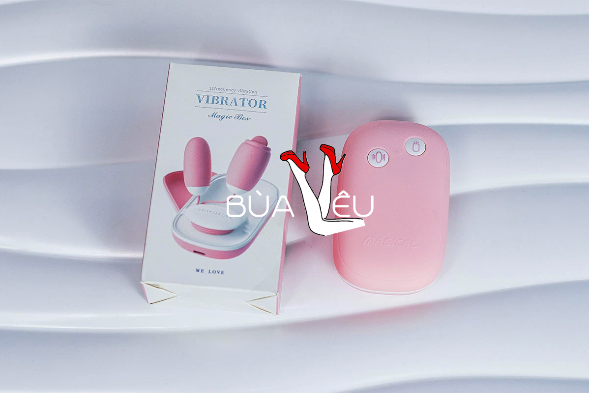 Trứng rung Vibrator Magic Box có lưỡi liếm