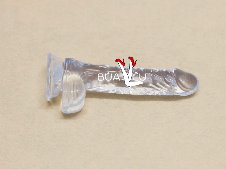 Dương vật giả có đế trong suốt không rung