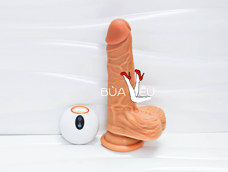 Dương vật giả có đế YEAIN Devil điều khiển từ xa