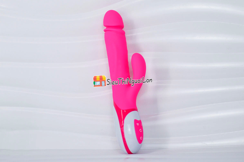 Dương vật giả Nalone Wave ấm nóng cao cấp có bi rung giật pin sạc