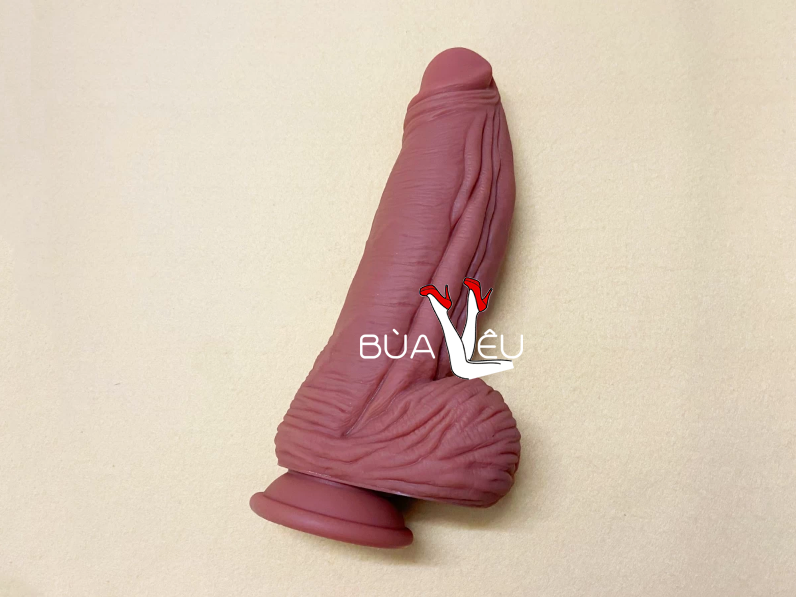 Dương vật giả có đế gân guốc 10 inch siêu khủng