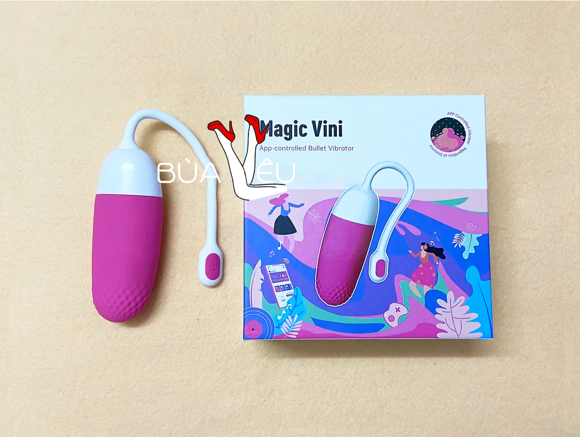 Trứng rung tình yêu Magic Vini điều khiển qua điện thoại