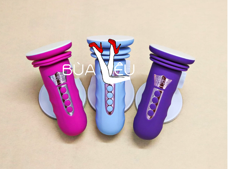Đế gắn dương vật có đế rung thụt pin sạc (không bao gồm dương vật giả)