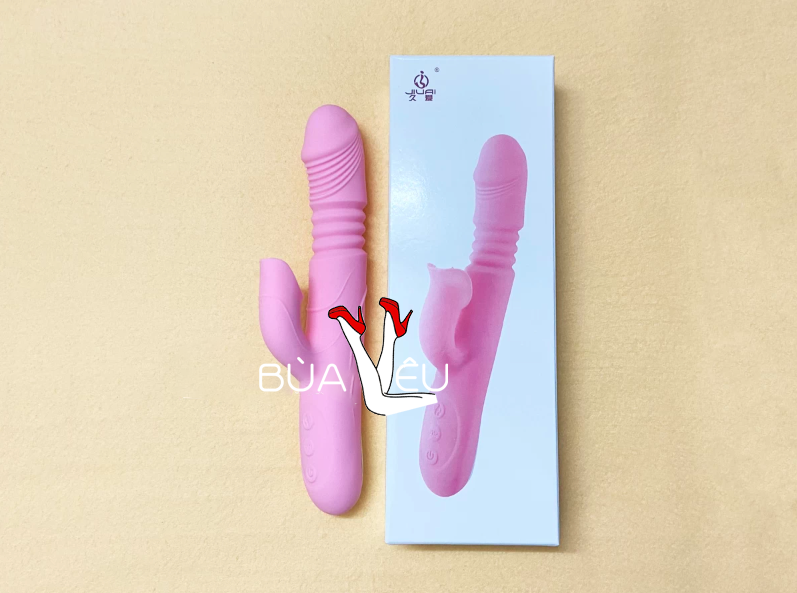 Dương vật giả Juai rung thụt, phát nhiệt, lưỡi liếm 7 chế độ