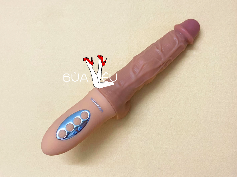 Dương vật giả Intense rung thụt, phát nhiệt 42 độ