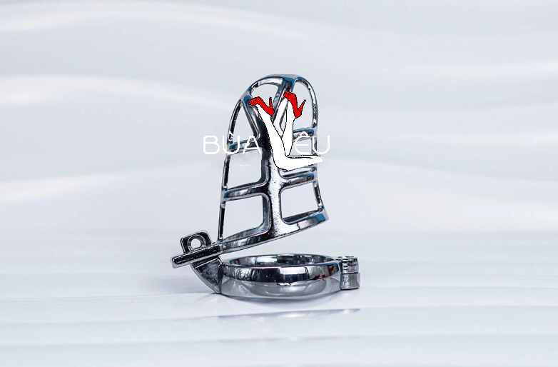 Vòng đeo dương vật Inox có móc khóa