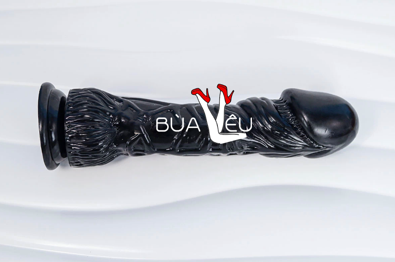 Dương vật giả có đế size cực khủng màu đen