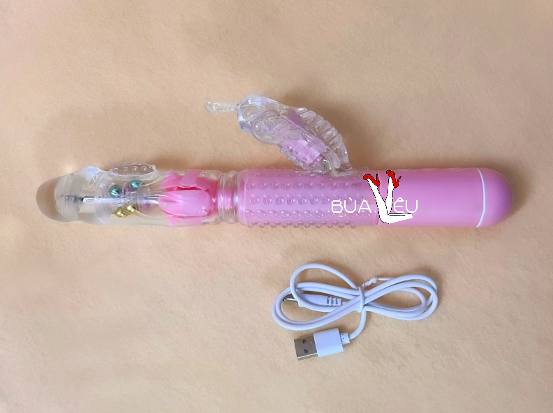 Dương vật giả rung xoay đa năng LOTUS
