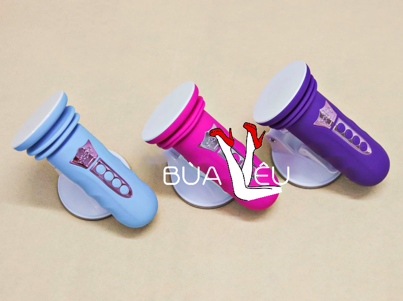 Đế gắn dương vật có đế rung thụt pin sạc (không bao gồm dương vật giả)