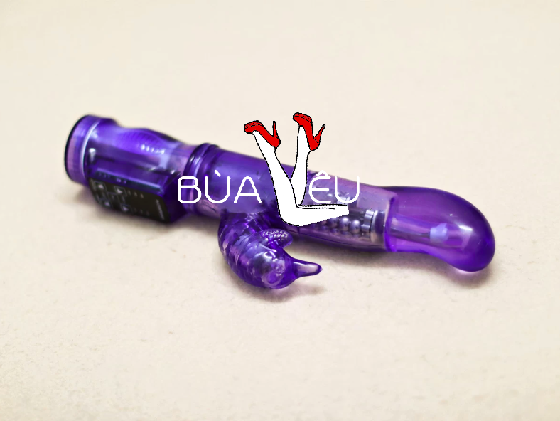 Dương vật giả rung xoay bi đầu cong 12 chế độ