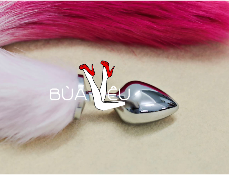 Dụng cụ kích thích hậu môn đuôi chồn hồng