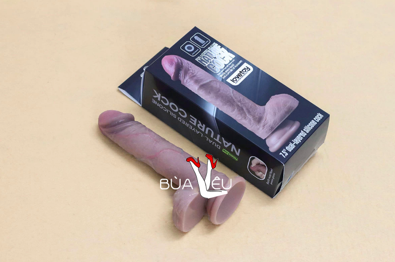 Dương vật giả có đế Lovetoy Nature Cock không rung