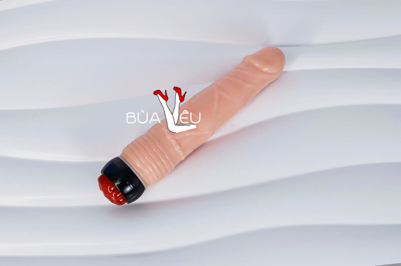 Dương vật giả giá rẻ siêu mềm 2 pin rung