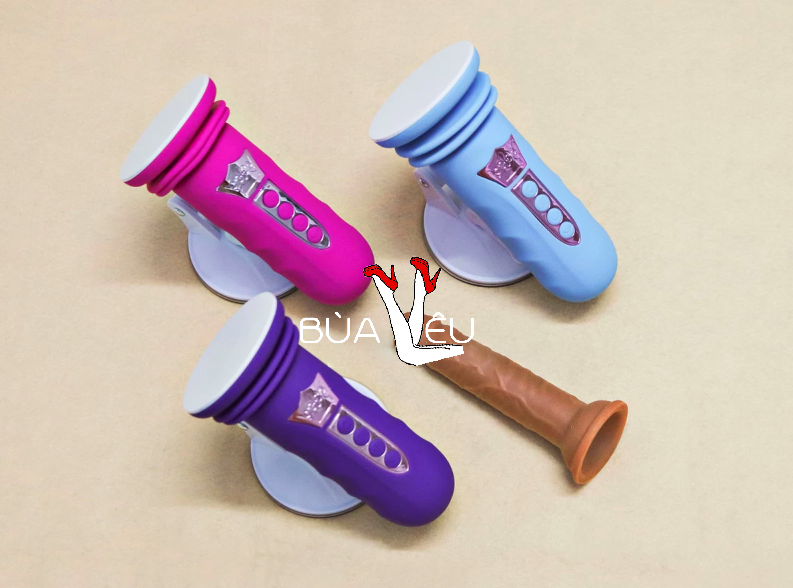 Đế gắn dương vật có đế rung thụt pin sạc (không bao gồm dương vật giả)