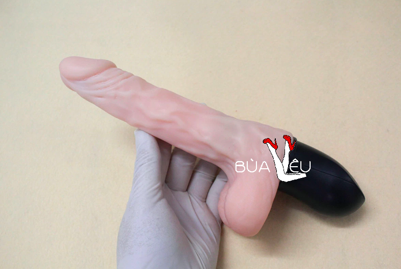 Dương vật giả đa năng XL912 rung, phát nhiệt pin sạc
