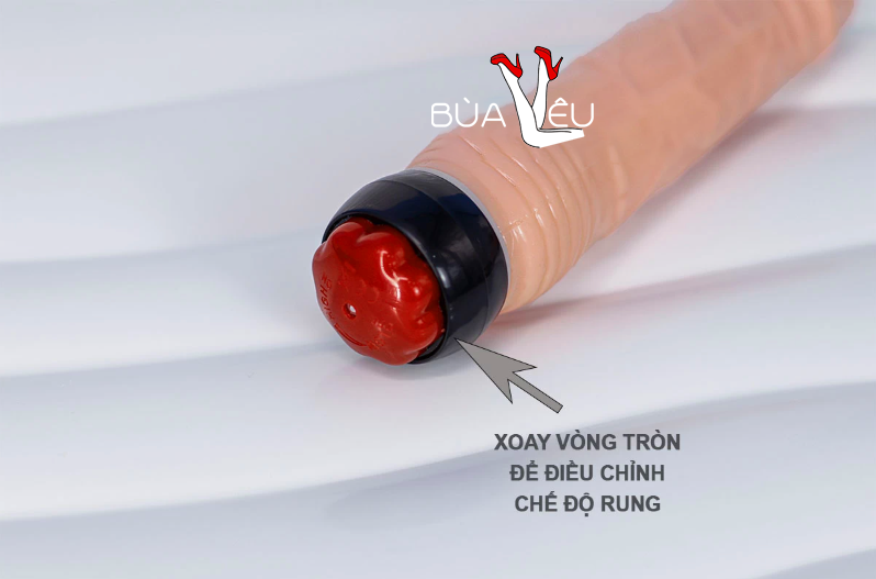 Dương vật giả giá rẻ siêu mềm 2 pin rung