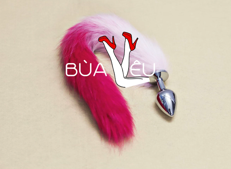 Dụng cụ kích thích hậu môn đuôi chồn hồng