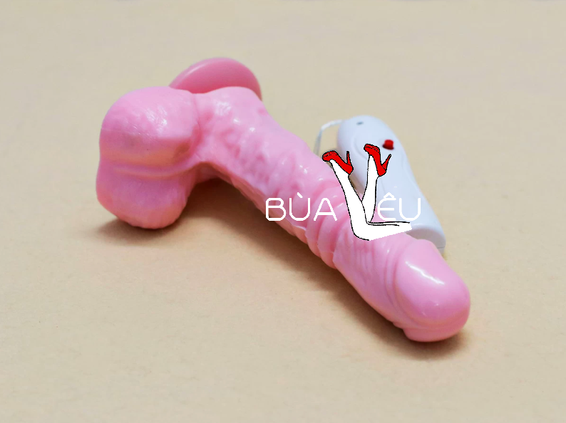 Dương vật giả có đế King Size rung thụt