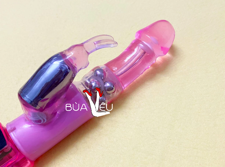 Dương vật giả có nhánh đa năng Lovely 16 chế độ pin rời