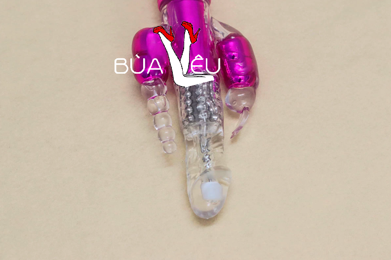 Dương vật giả 3 đầu Libo rung-xoay bi pin sạc