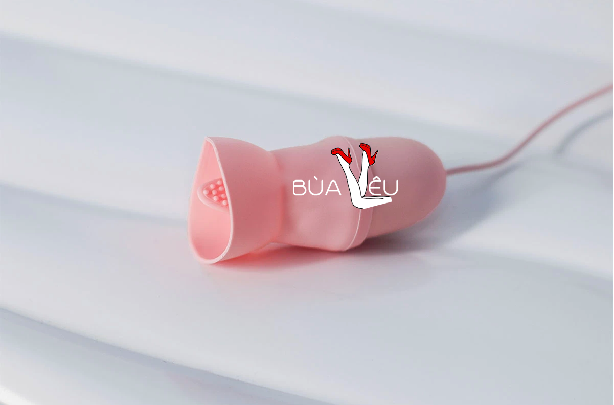 Trứng rung tình yêu 2 đầu kèm lưỡi liếm