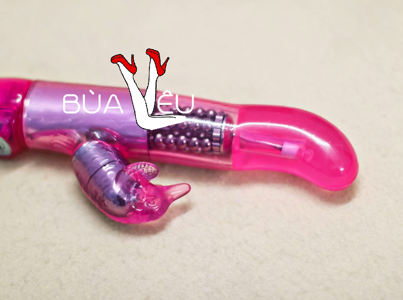 Dương vật giả rung xoay bi đầu cong 12 chế độ