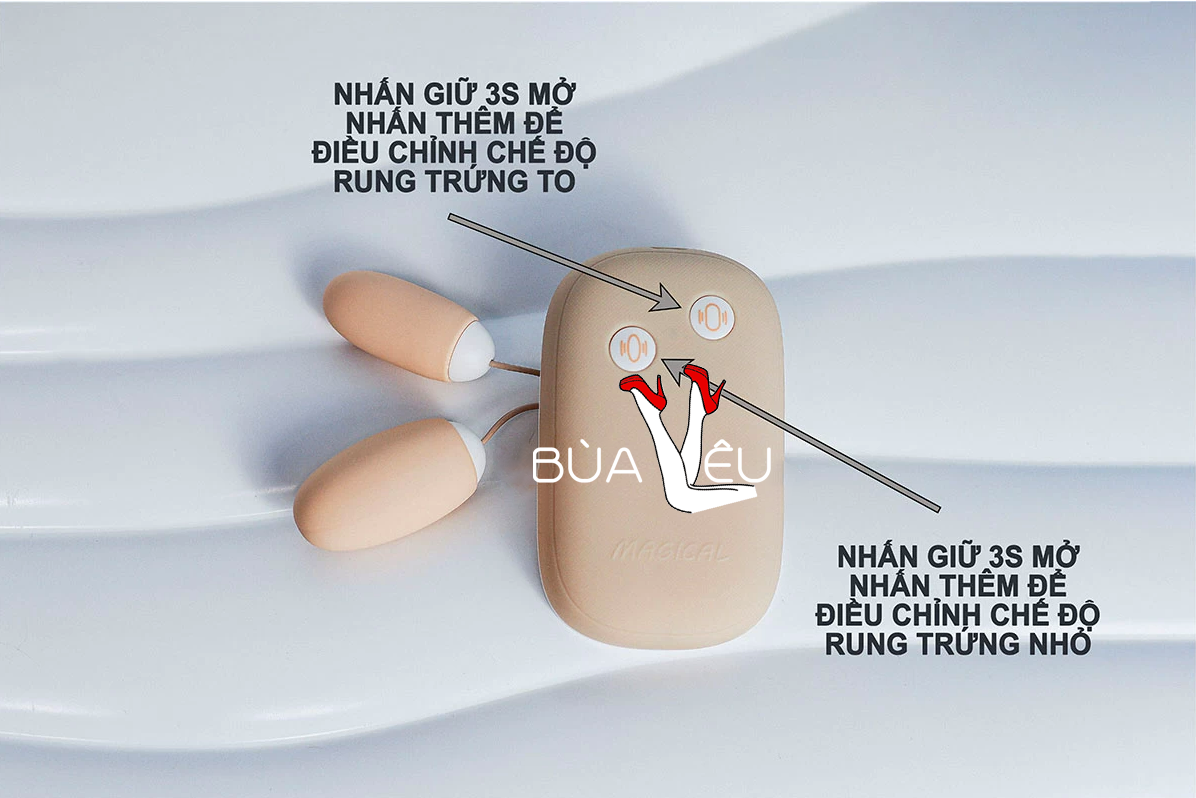 Trứng rung Vibrator Magic Box 2 đầu