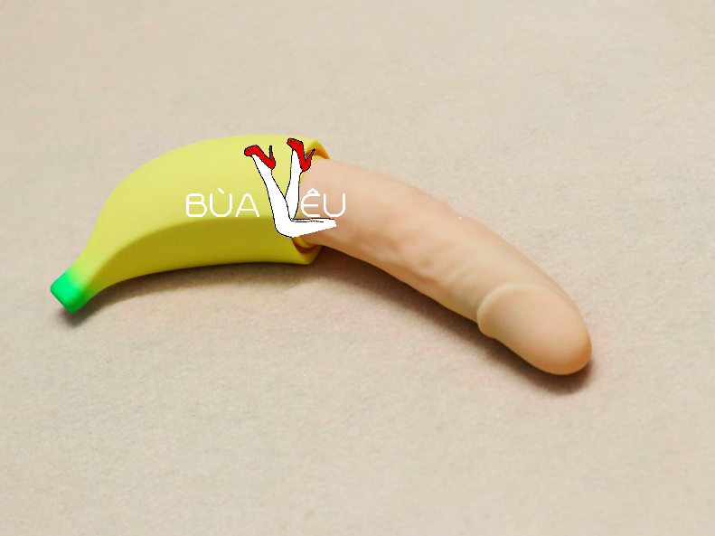 Dương vật giả trái chuối rung 7 chế độ nguỵ trang độc đáo