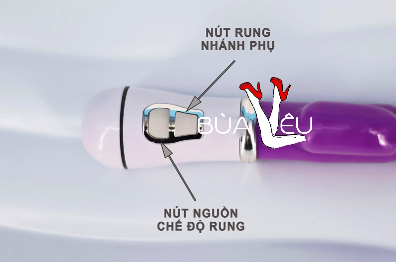 Dương vật giả Vibrator có nhánh pin sạc