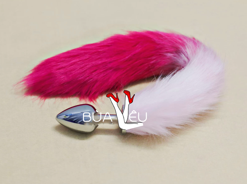 Dụng cụ kích thích hậu môn đuôi chồn hồng