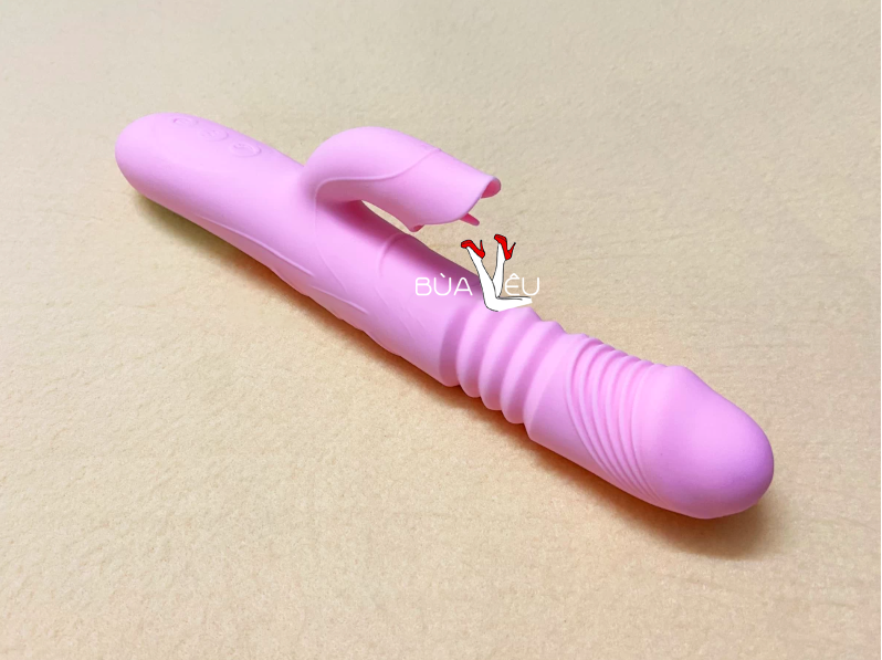 Dương vật giả Juai rung thụt, phát nhiệt, lưỡi liếm 7 chế độ