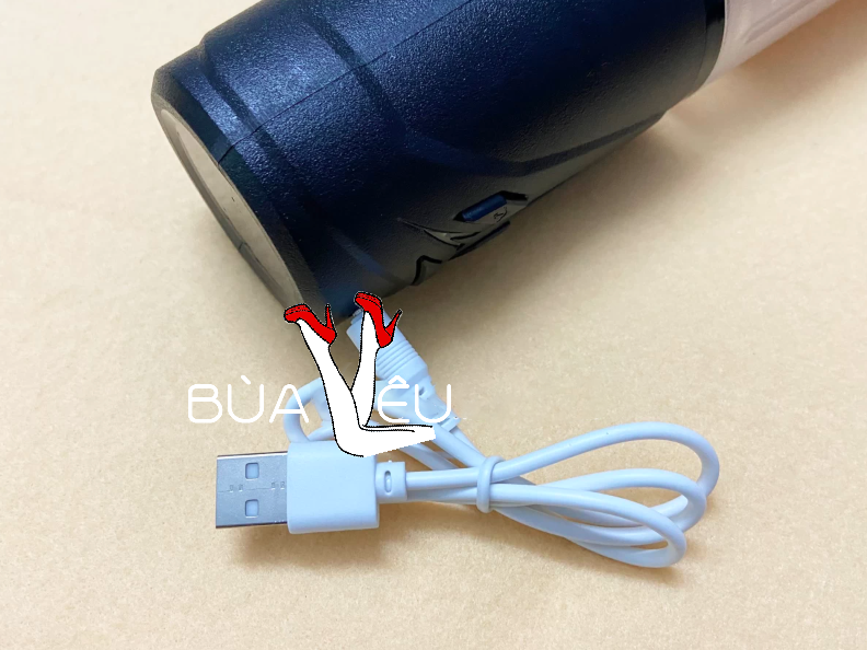 Máy tập to dương vật pin sạc có miệng silicon bú mút