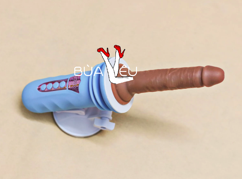 Đế gắn dương vật có đế rung thụt pin sạc (không bao gồm dương vật giả)