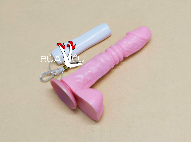 Dương vật giả có đế King Size rung thụt