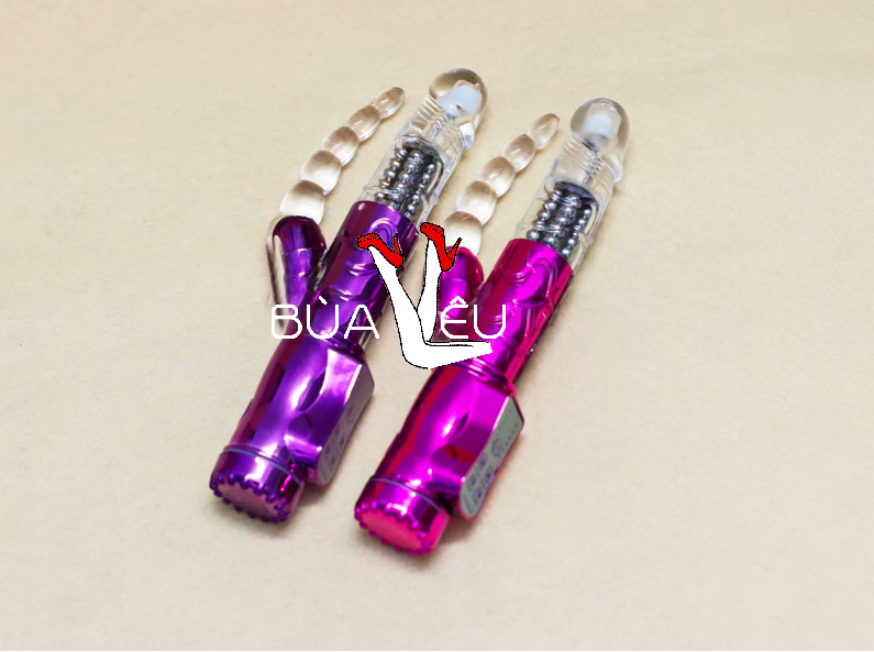 Dương vật giả 2 nhánh Loveaider rung xoay 4 chế độ