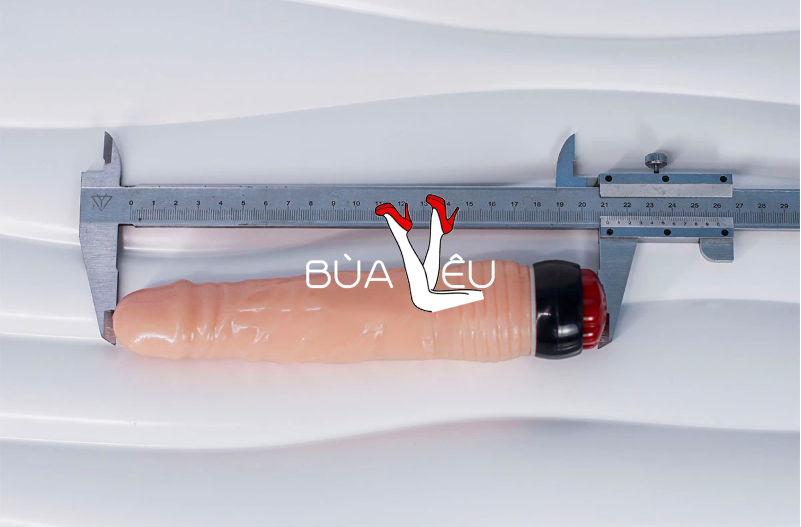 Dương vật giả giá rẻ siêu mềm 2 pin rung