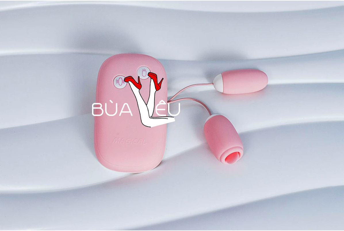 Trứng rung Vibrator Magic Box có lưỡi liếm