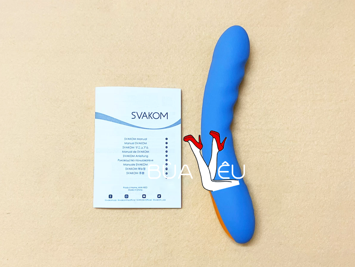 Máy mat xa điểm G Svakom Ava Neo có rung thụt đa chế độ