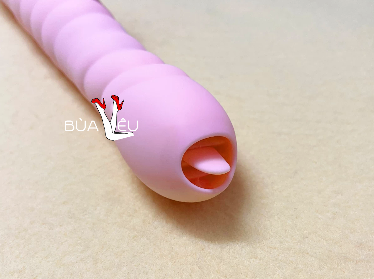 Lưỡi masage điểm G Sweet rung thụt, phát nhiệt pin sạc