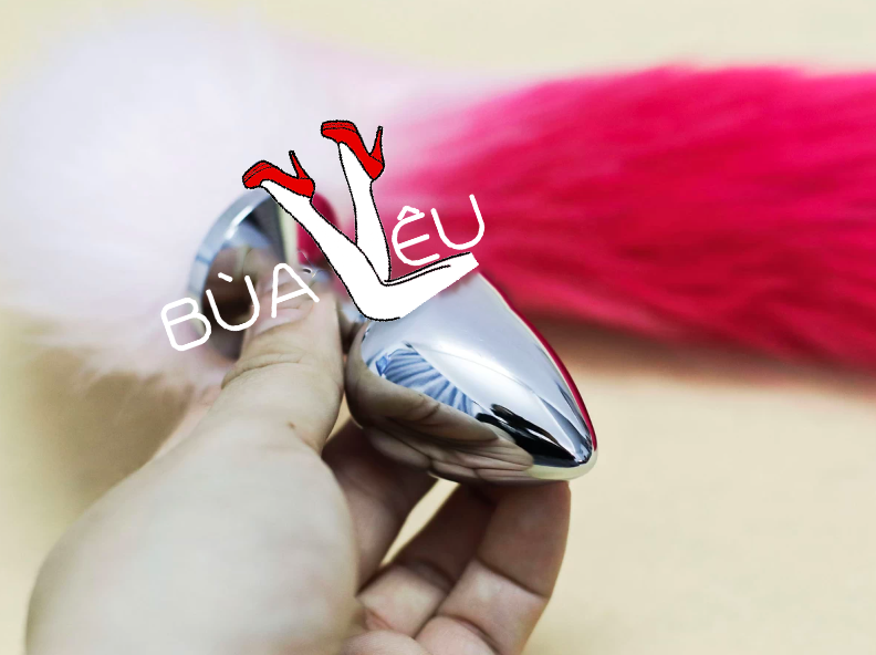 Dụng cụ kích thích hậu môn đuôi chồn hồng