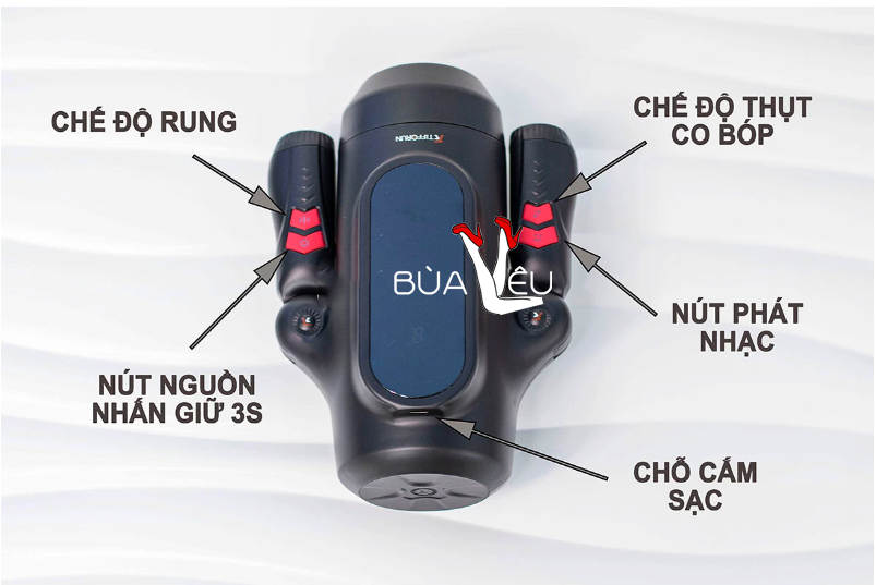 Âm đạo tự động cao cấp King Kong có tay cầm