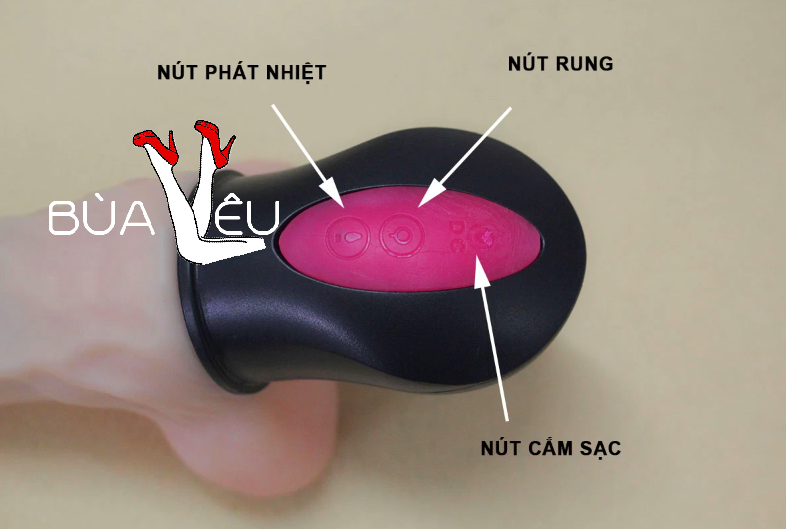 Dương vật giả đa năng XL912 rung, phát nhiệt pin sạc