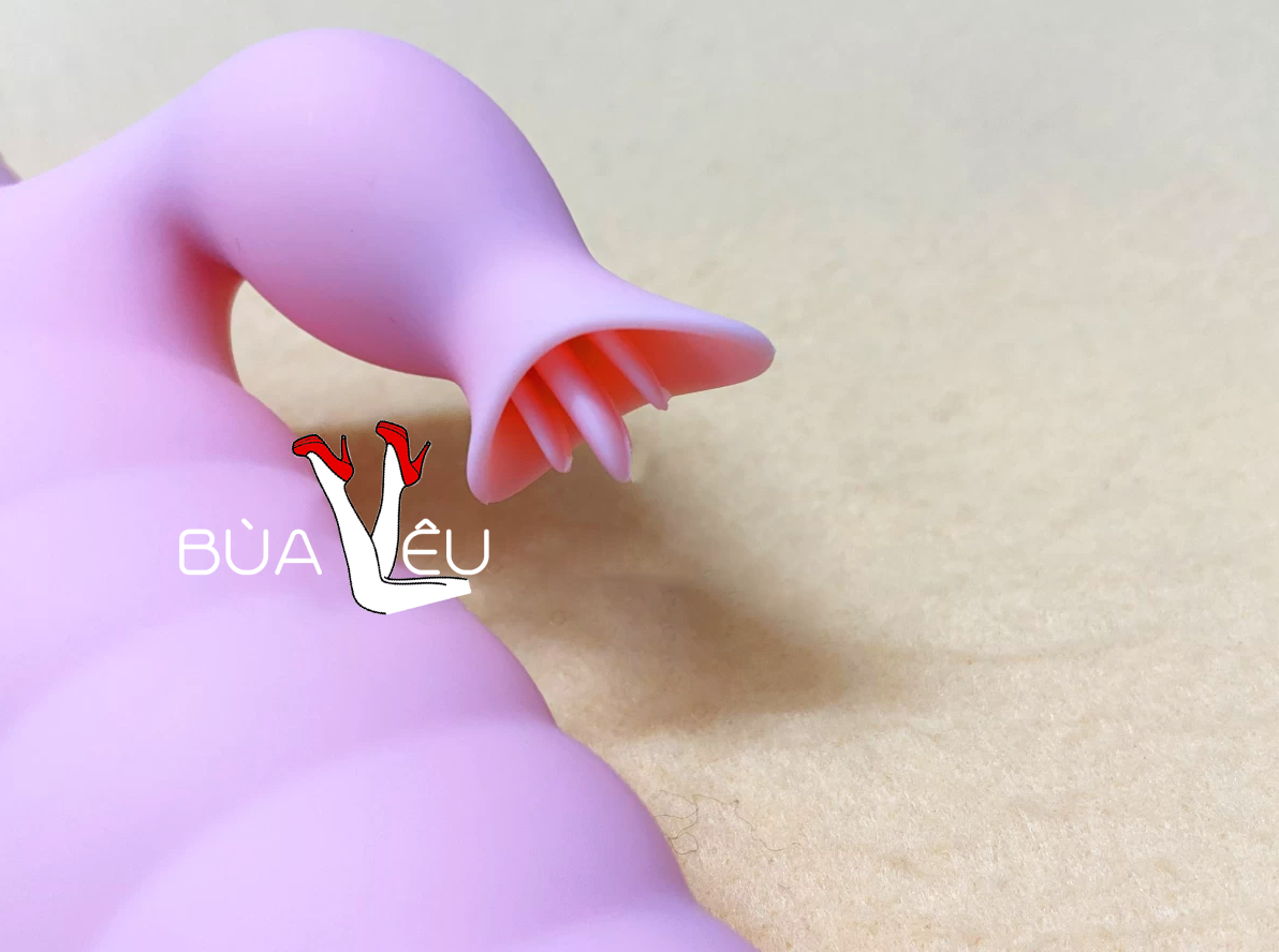 Lưỡi masage điểm G Sweet rung thụt, phát nhiệt pin sạc