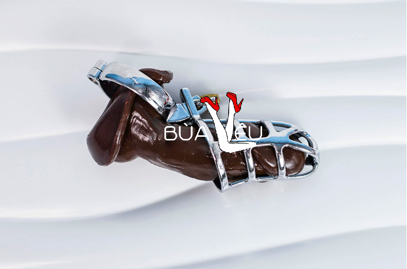 Vòng đeo dương vật Inox có móc khóa
