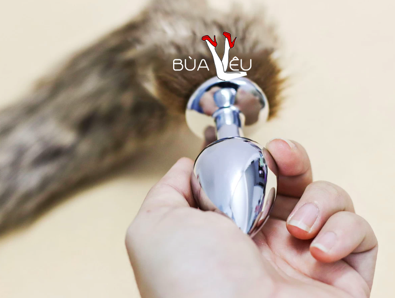 Đồ chơi kích hậu inox đuôi chồn loại tốt