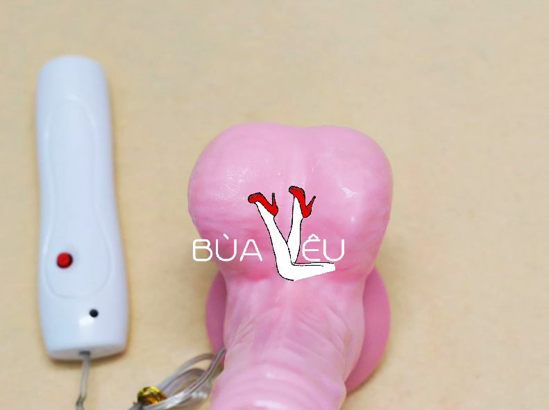 Dương vật giả có đế King Size rung thụt