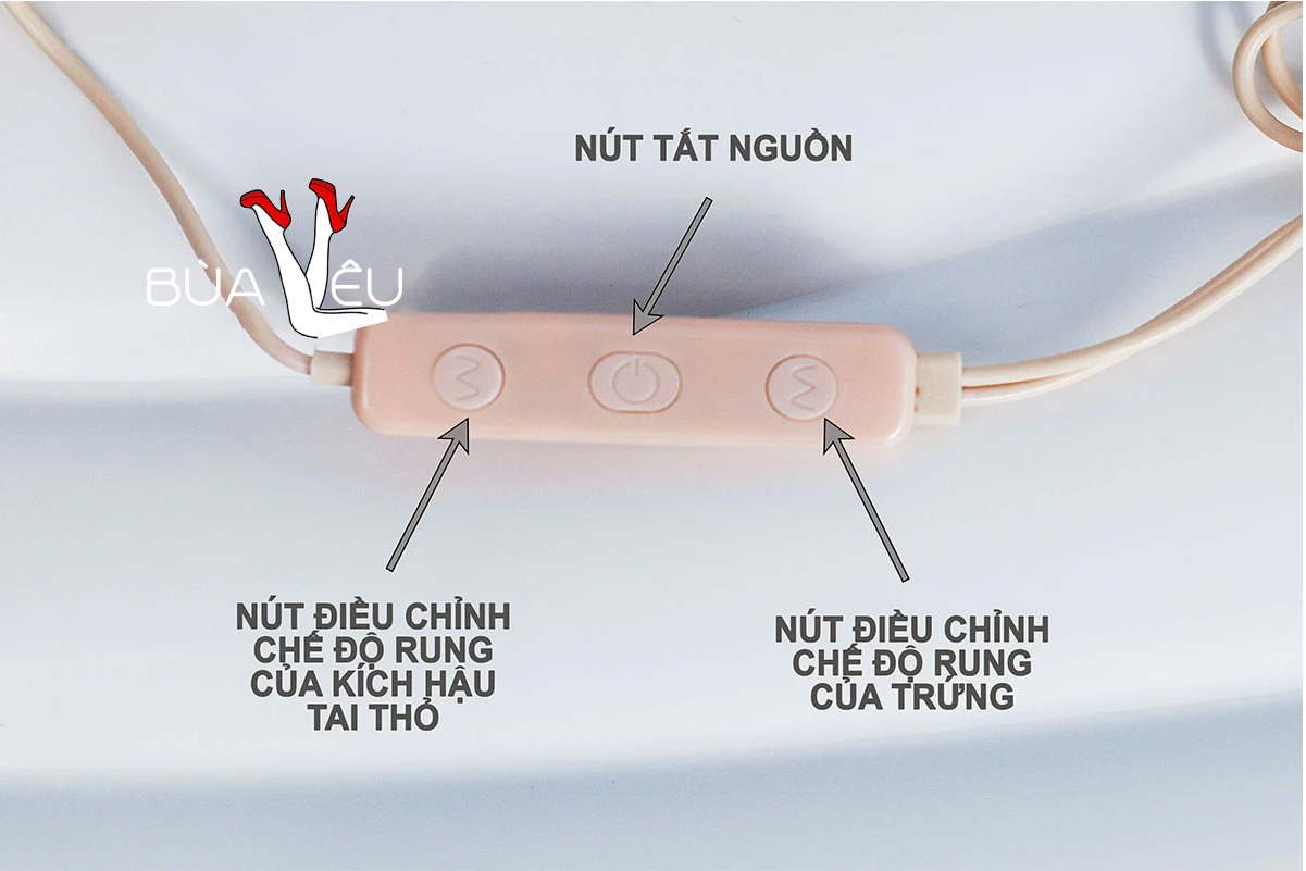 Trứng rung tình yêu Fun Products 2 đầu có kích hậu