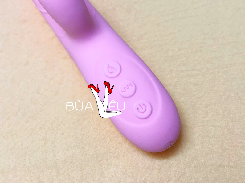 Dương vật giả Juai rung thụt, phát nhiệt, lưỡi liếm 7 chế độ