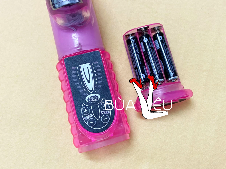 Dương vật giả có nhánh đa năng Lovely 16 chế độ pin rời